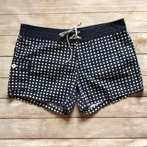 J. Crew - polka dot beach shorts